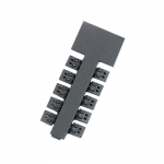 DYNAFLEX ROTATION WEDGES ON CANES, GRAY