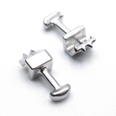 SHARK TOOTH CRIMPABLE BALL HOOK 100 PACK