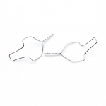 DYNAFLEX STAINLESS STEEL<BR> LIGATURE TIES, SHORT, 0.008