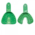 DISPOSABLE IMPRESSION TRAYS , #4 MEDIUM (GREEN), UPPER - 50PK
