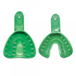 DISPOSABLE IMPRESSION TRAYS , #4 MEDIUM (GREEN), LOWER - 50PK