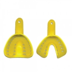 DISPOSABLE IMPRESSION TRAYS , #5 LARGE (YELLOW), UPPER - 50PK