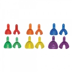 DISPOSABLE IMPRESSION TRAYS, ASSORTED (5 OF EA.), U / L - 60PK