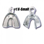 ALUMINUM IMPRESSION TRAY , #1 X-SMALL, LOWER