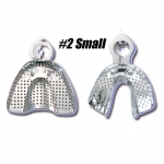 ALUMINUM IMPRESSION TRAY , #2 SMALL, LOWER