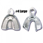 ALUMINUM IMPRESSION TRAY , #4 LARGE, LOWER