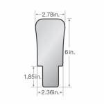 FOG FREE INTRAORAL PHOTO MIRROR SYSTEM, OCCLUSAL, ADULT - STANDARD