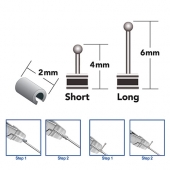 ETCHED CRIMPABLE STOPS &amp; HOOKS