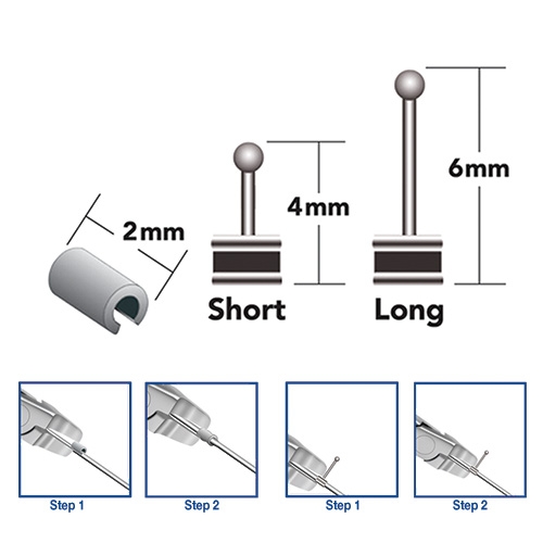 ETCHED CRIMPABLE STOPS &amp; HOOKS