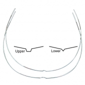SUPER ELASTIC DIMPLED FLAT NICKEL TITANIUM WIRE <BR> 10 PACK