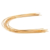 GOLD PLATED STAINLESS STEEL WIRE <BR> 5 PACK - - alt view 1