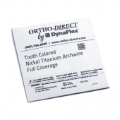 TOOTH COLORED NICKEL TITANIUM WIRE <BR> FULL COVERAGE<BR> 10 PACK